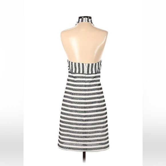 TRINA TURK CUBANITO STRIPE HALTER DRESS Size 2 - Picture 4 of 7
